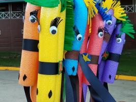 Having Fun with Pool Noodles